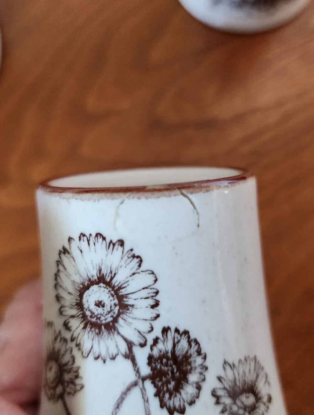 Vintage Noritake Desert Flowers Creamer, Sugar Bowl & Salt - Pepper Shakers